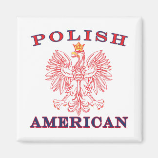 Polska amerikanska röda Eagle Magnet