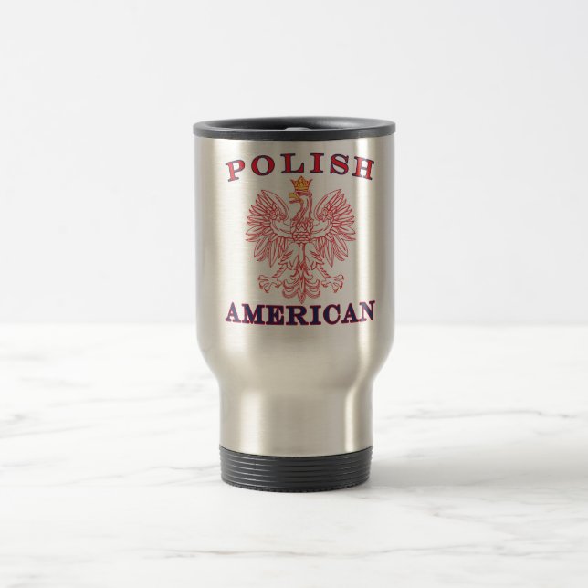 Polska amerikanska röda Eagle Resemugg (Center)