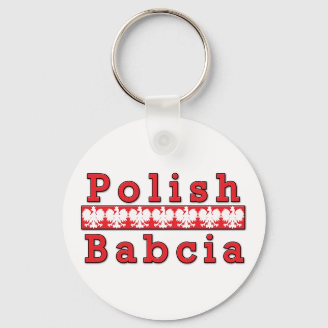 Polska Babcia Eagles Nyckelring (Framsida)