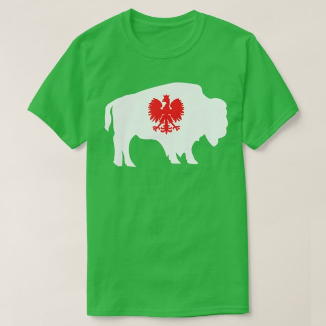 Polska Buffalo NY Polska amerikanska Dyngusdagen T Shirt (Design framsida)
