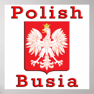 Polska Busia Eagle Poster