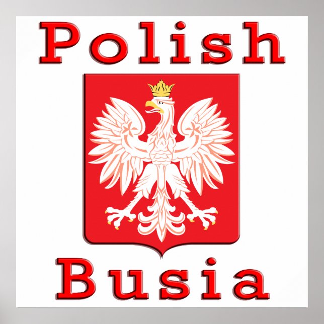 Polska Busia Eagle Poster (Framsidan)
