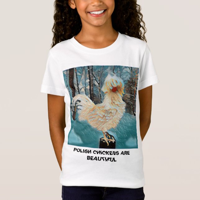 POLSKA CHICKENS ÄR BEAUTIFUL T-Shirt (Framsida)