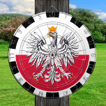 Polska Dartboard och Flagga - spel Darttavla<br><div class="desc">Dartboard: Polen och Jackande av Arm,  polska flagga darts,  familjejordspel - kärlek mitt land,  sommarspel,  helgdag,  fars dag,  roligt,  college födelsedagsfest/studenter</div>