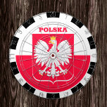 Polska Dartboard och polska Flagga - spel Darttavla<br><div class="desc">Dartboard: Polen och Jackande av Arm,  polska flagga darts,  familjejordspel - kärlek mitt land,  sommarspel,  helgdag,  fars dag,  roligt,  college födelsedagsfest/studenter</div>