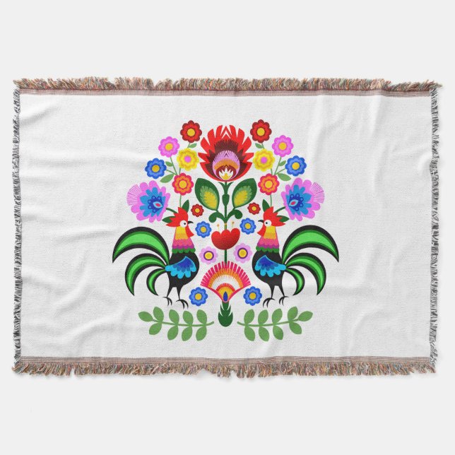 Polska designblommor. filt (Framsidan)