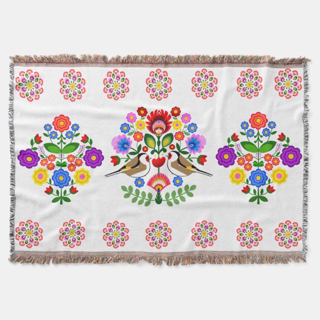 Polska designblommor. filt (Framsidan)