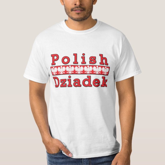 Polska Dziadek örnar T-shirt (Framsida)