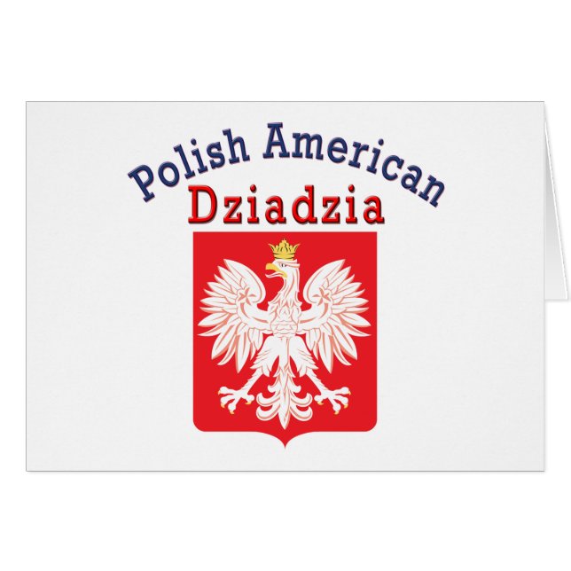 Polska Dziadzia Hälsningskort (Framsidan Horizontal)
