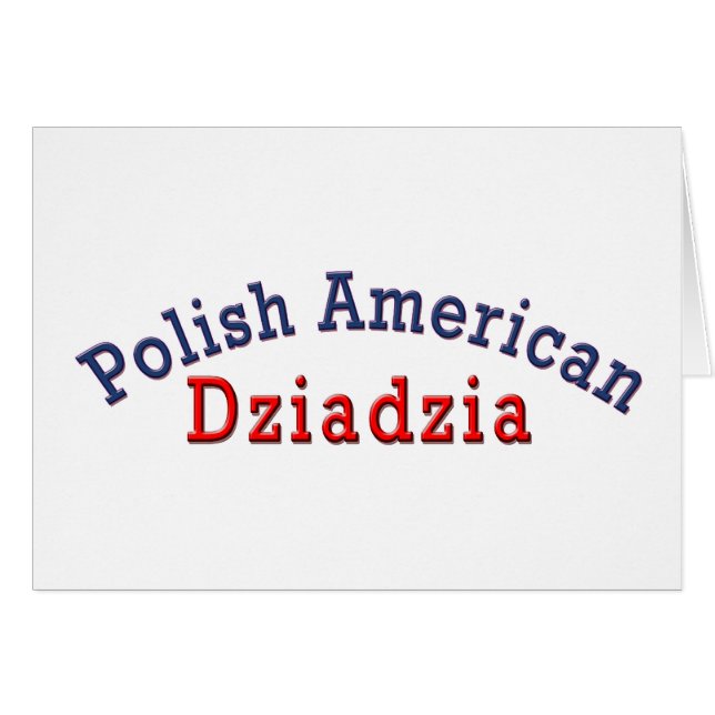 Polska Dziadzia Hälsningskort (Framsidan Horizontal)