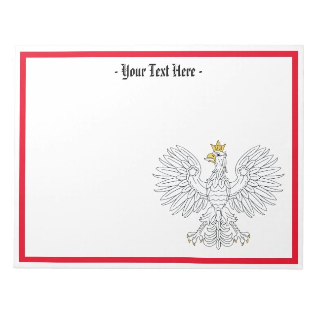 Polska Eagle Anteckningsblock (Framsida)