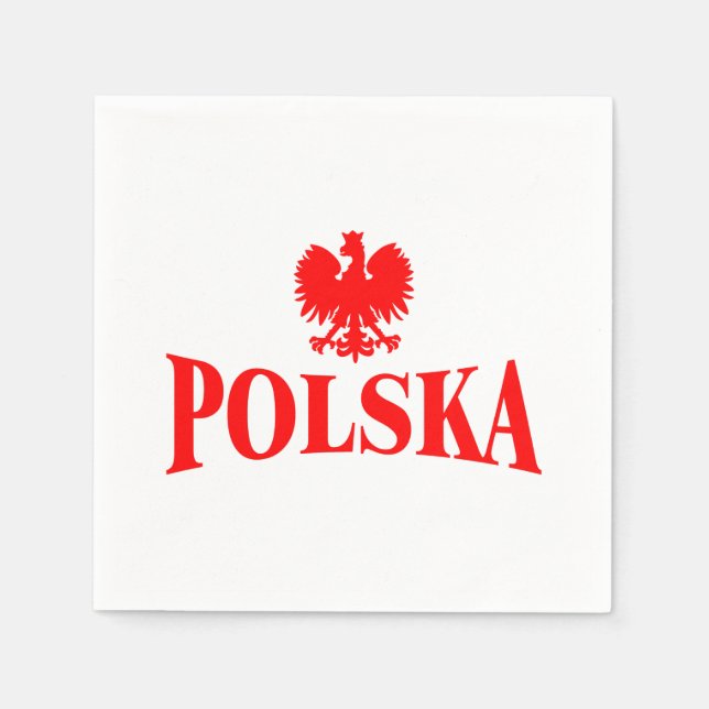 Polska Eagle Barservetter Pappersservett (Framsidan)