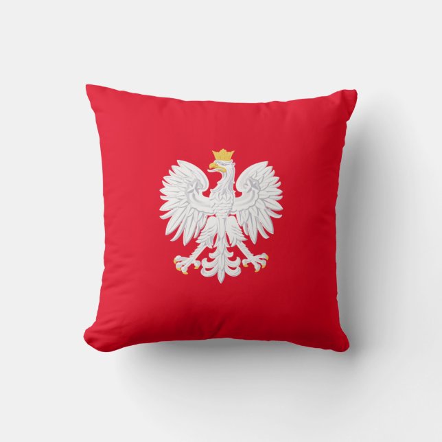 Polska Eagle Dekorativ kudde (Framsida)