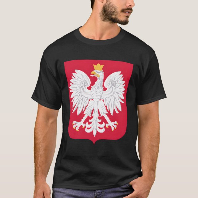 Polska Eagle Dyngus Day Orzel Bialy White Eagle Po T Shirt (Framsida)