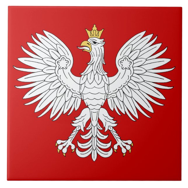 Polska Eagle Kakelplatta (Framsidan)