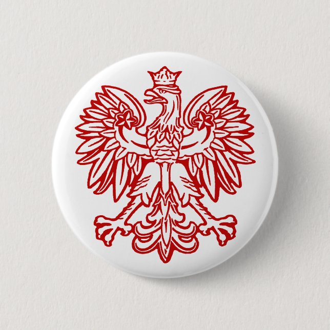 Polska Eagle Knapp (Framsida)