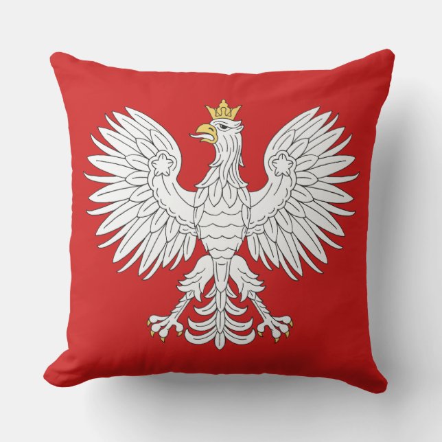 Polska Eagle Kudde (Framsida)