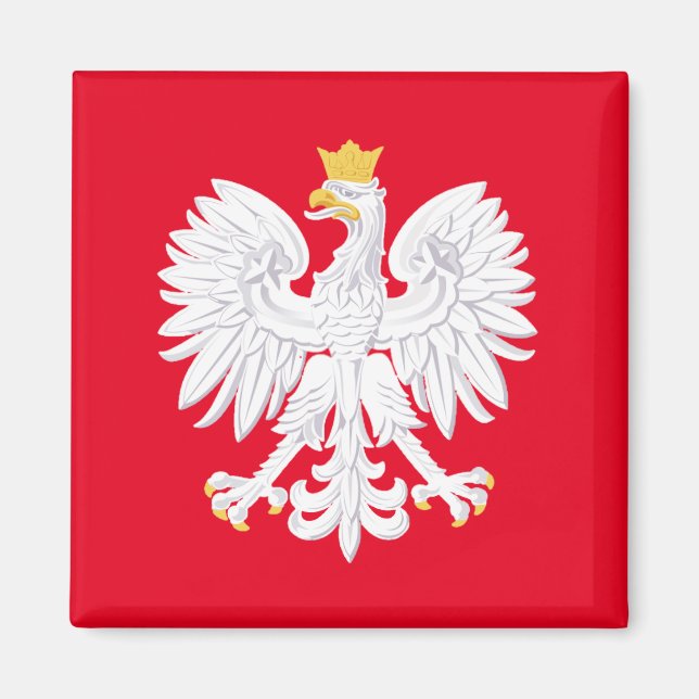 Polska Eagle Magnet (Framsidan)