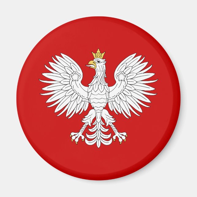 Polska Eagle Magnet (Framsidan)
