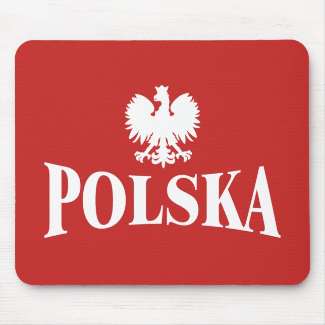 Polska Eagle Mouse Pad Musmatta (Framsidan)