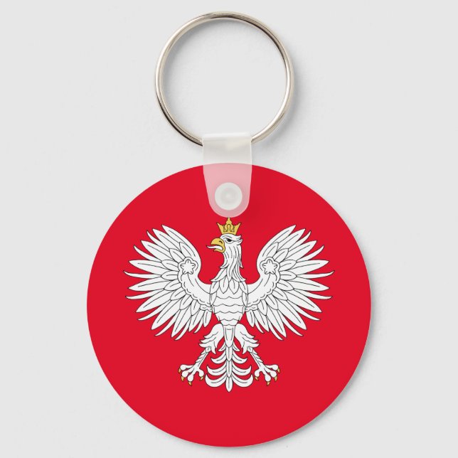 Polska Eagle Nyckelring (Framsida)
