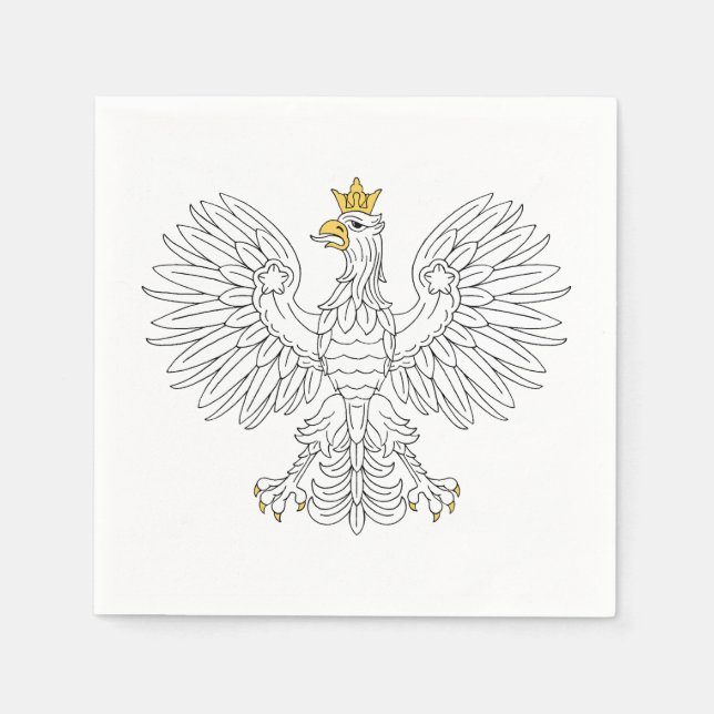 Polska Eagle Pappersservett (Framsidan)