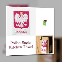 Polska Eagle 🦅 Polski Poland Red Vapensköld