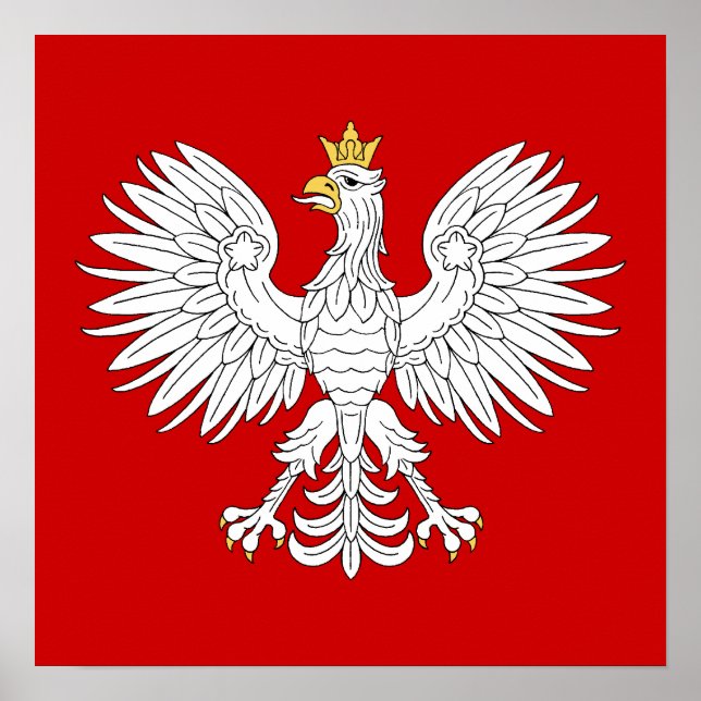 Polska Eagle Poster (Framsidan)