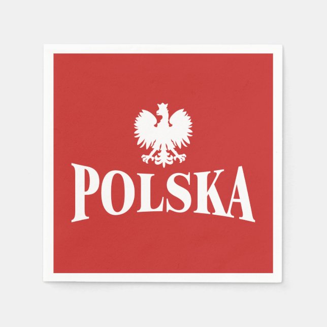 Polska Eagle Pub Napkins Pappersservett (Framsidan)