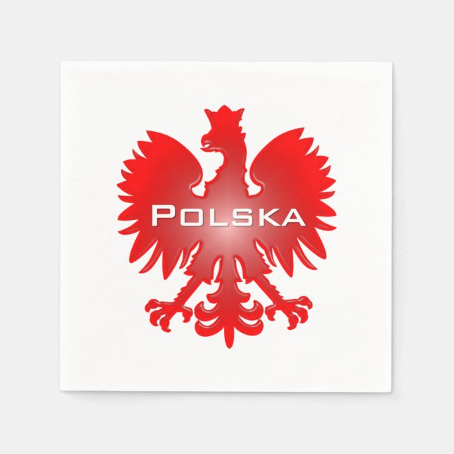 Polska Eagle Pub Napkins Pappersservett (Framsidan)
