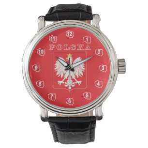 Polska Eagle Red Shield Armbandsur