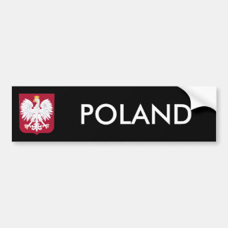 Polska Eagle Red Shield Bildekal