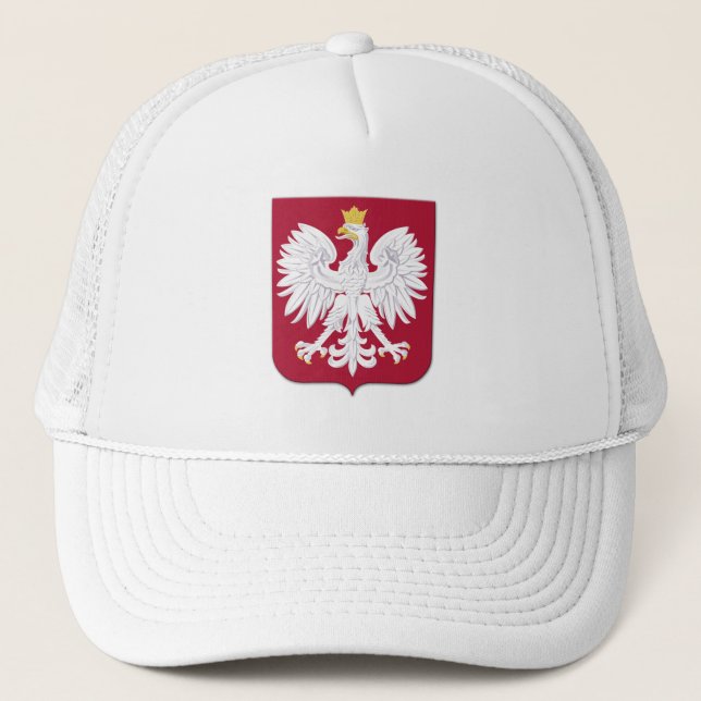 Polska Eagle Red Shield Keps (Framsida)