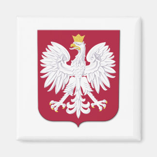 Polska Eagle Red Shield Magnet