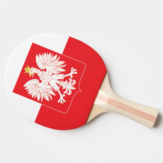 Polska Eagle Red Shield Pingisracket (Sidan)