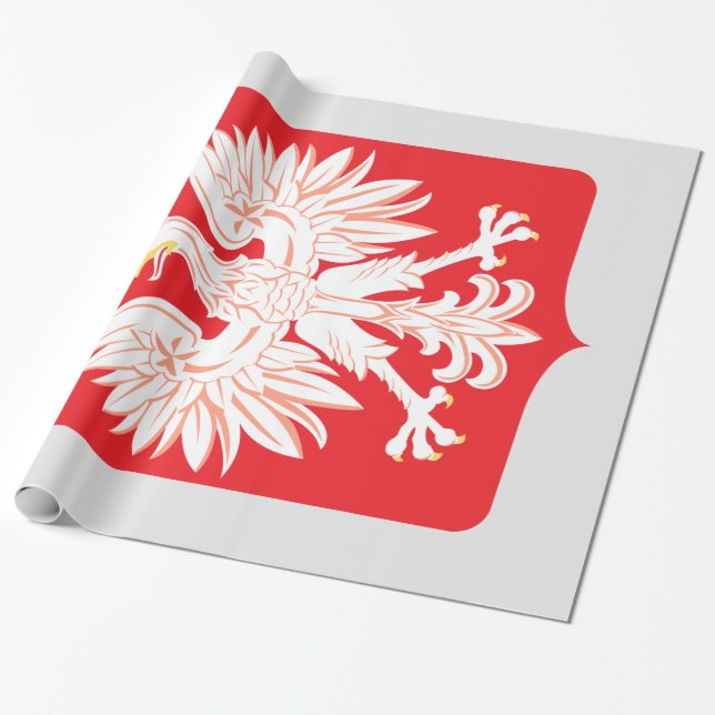 Polska Eagle Red Shield Presentpapper (Utrullad)