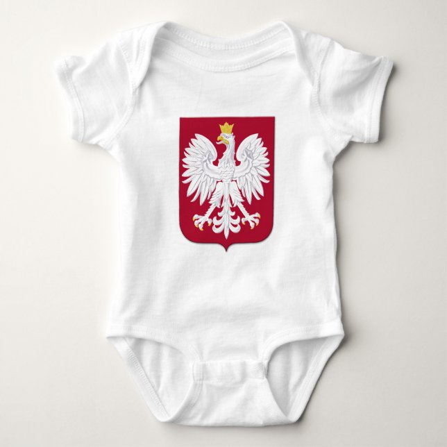 Polska Eagle Red Shield Tee (Framsida)