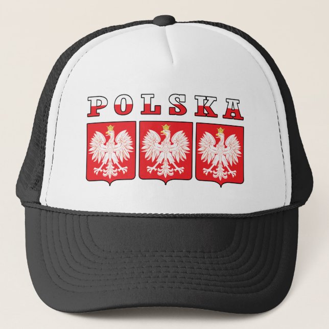Polska Eagle Shields Keps (Framsida)