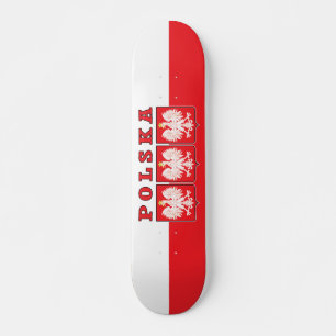 Polska Eagle Shields Mini Skateboard Bräda 18,5 Cm