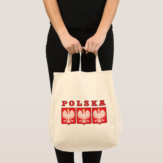 Polska Eagle Shields Tygkasse (Framsida (produkt))