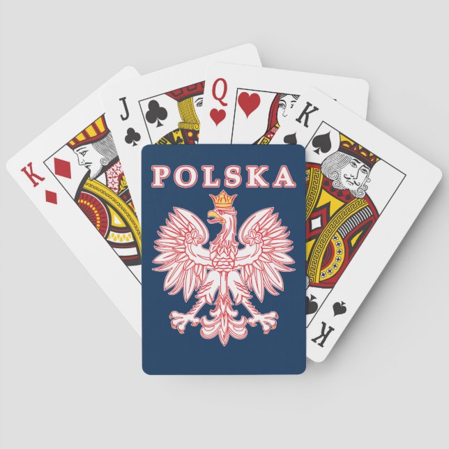 Polska Eagle Spel Kort (Baksidan)
