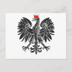 Polska Eagle-vykort - Polens Pappra produkt Vykort