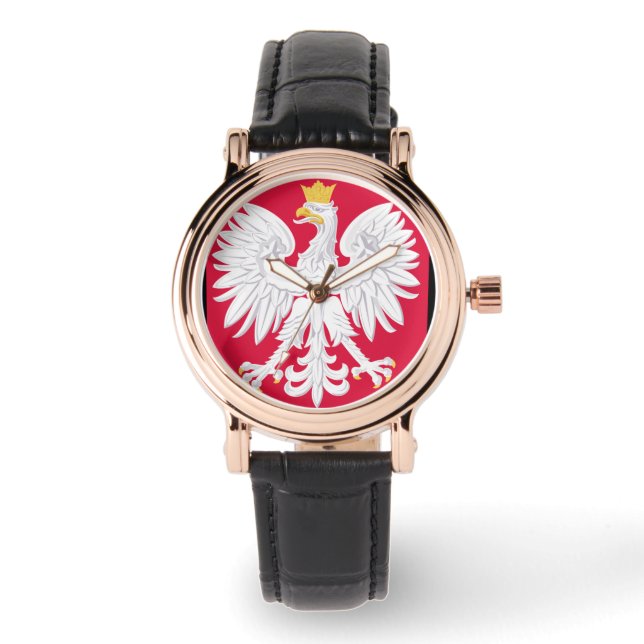Polska Eagle Wristwatch Armbandsur (Framsida)