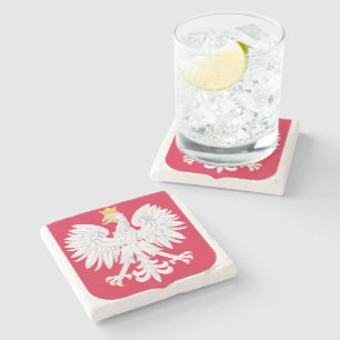 Polska Emblem - Polen Shield - Polska Herb Polski Stenunderlägg