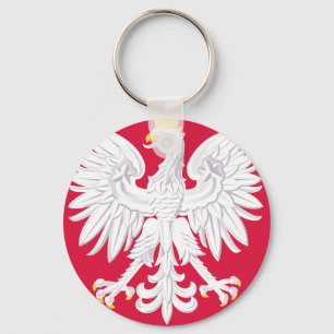 Polska Emblem - Polska Shield - Polska Herb Polski Nyckelring