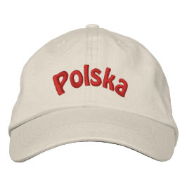 Polska Embroized Baseball Cap Broderad Keps