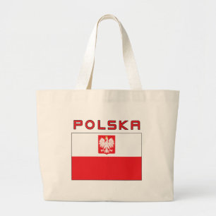 Polska Falcon Flagga with Polska Jumbo Tygkasse