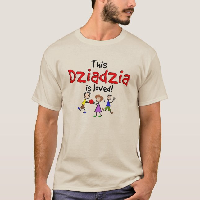 Polska farfarT-tröja Dziadzia älskas T-shirt (Framsida)