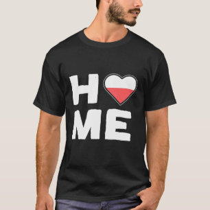 Polska Färgen Polen Ursprung Flagga T Shirt