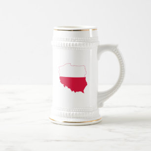 Polska Flagga Beer Stein Sejdel